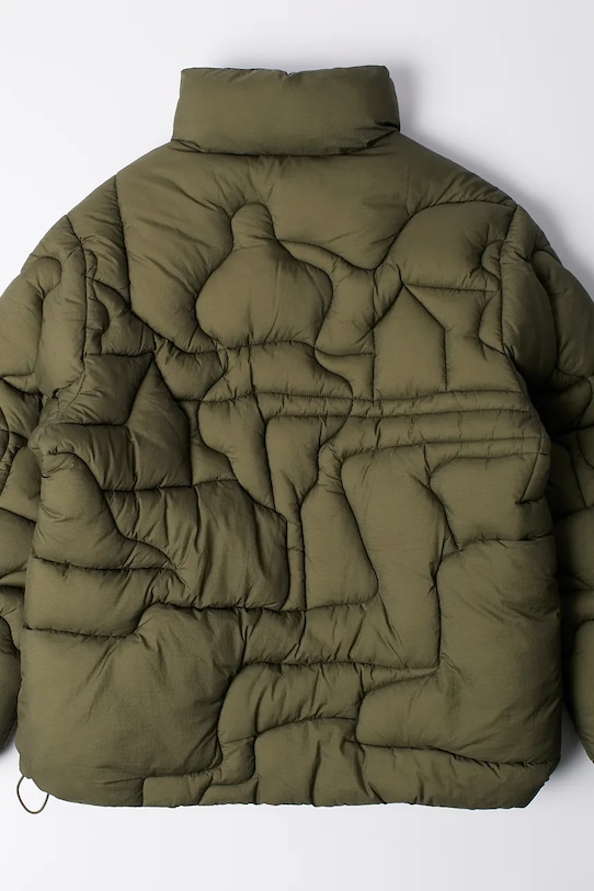 by Parra giacca Boring Village Puffer Jacket 52337 verde AW24