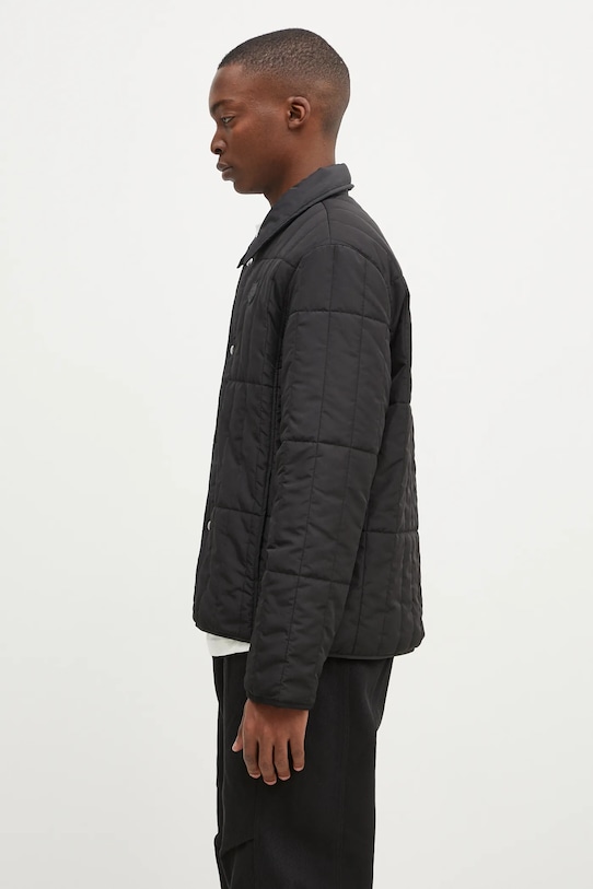 Bunda Maison Kitsuné Quilted Blouson NM02104WQ4042 černá AW24