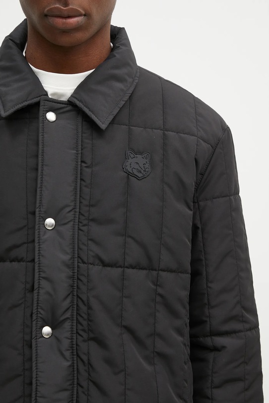 Bunda Maison Kitsuné Quilted Blouson černá NM02104WQ4042