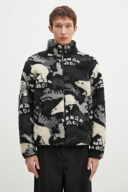 Куртка Human Made Animal Fleece Jacket остальные серый HM28JK038