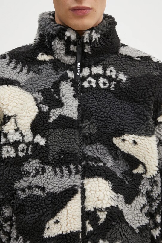 Куртка Human Made Animal Fleece Jacket серый HM28JK038