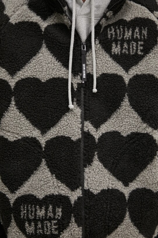 Human Made kurtka Heart Fleece czarny HM28JK040