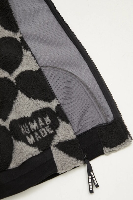 Human Made jacket Heart Fleece HM28JK040 black