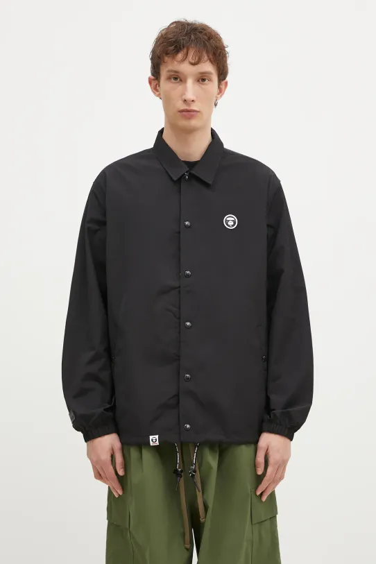 Bunda AAPE Moon Face Logo nezateplené černá AAPLJM7662XXN