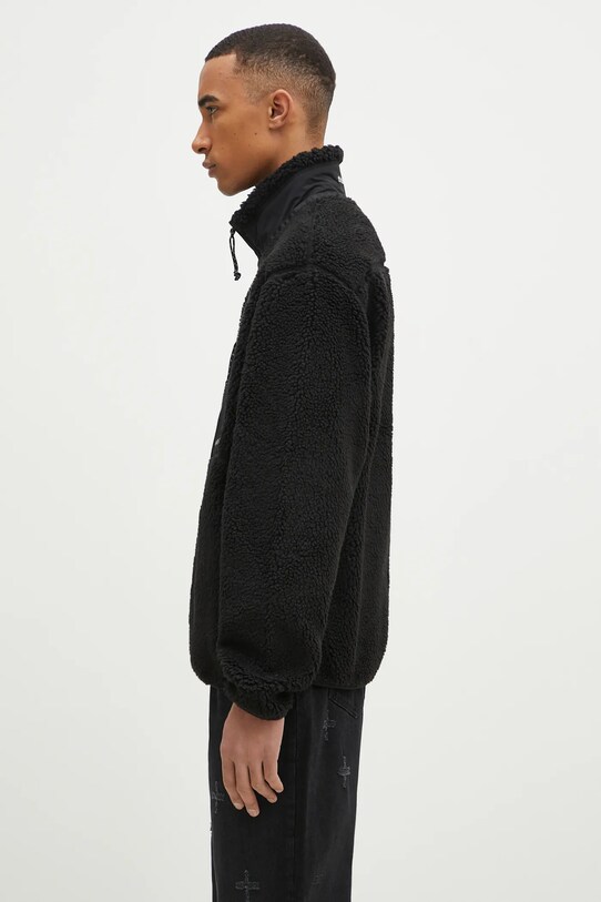 thisisneverthat geaca SP Sherpa Fleece Jacket TN243BOWHS01 negru AW24