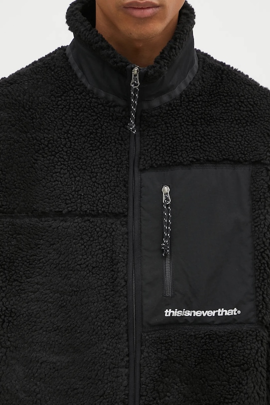 Куртка thisisneverthat SP Sherpa Fleece Jacket чёрный TN243BOWHS01