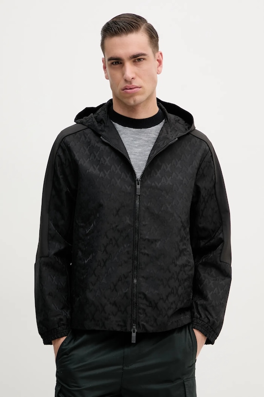 Armani Exchange geaca cu captuseala negru 6DZBL1.ZN5YZ