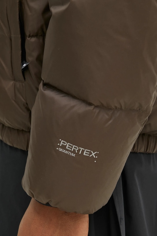 Péřová bunda thisisneverthat PERTEX T Down Jacket hnědá TN243OOWHS01