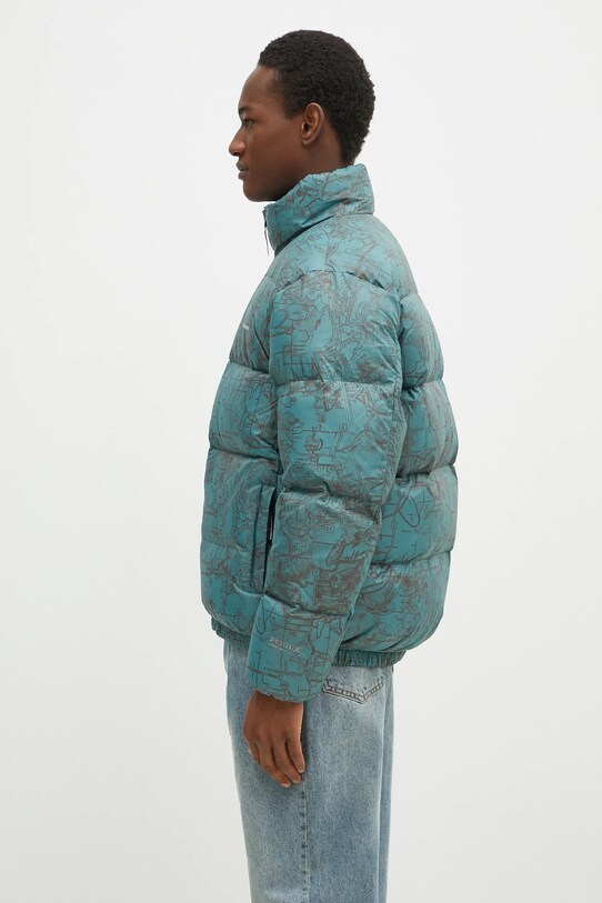 Péřová bunda thisisneverthat PERTEX T Down Jacket TN243OOWHS02 tyrkysová AW24