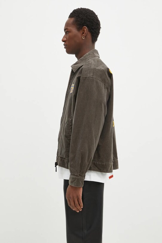 Вельветова куртка NEIGHBORHOOD 242UTNH.JKM01 зелений AW24