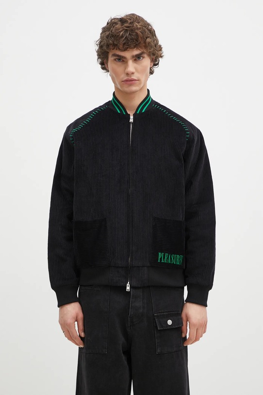 PLEASURES Strikeout Cord oversize black P24W006