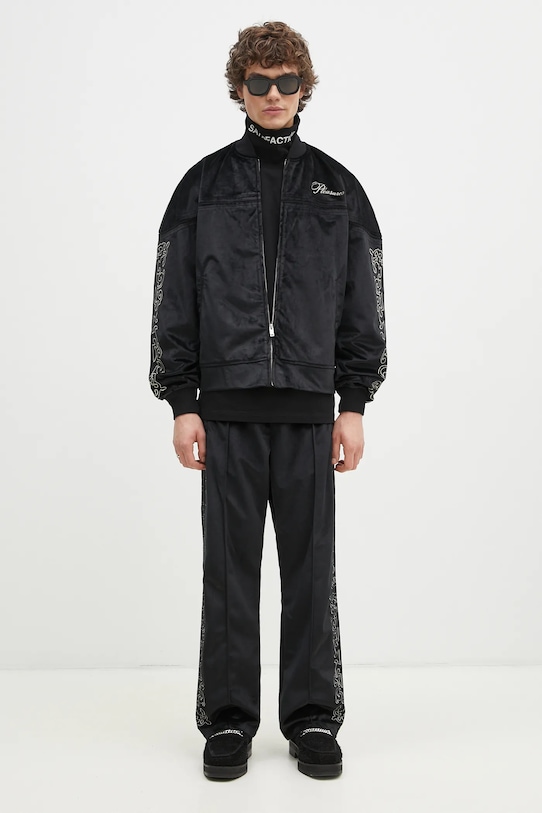 Mikina PLEASURES Unquote Velour P24W010