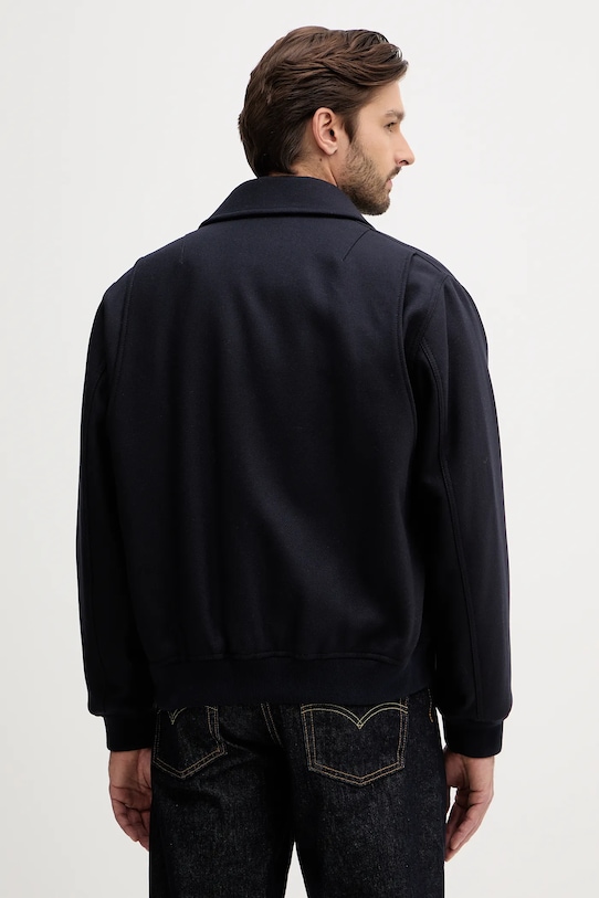 Îmbrăcăminte Lacoste geaca de lana BH2888 bleumarin