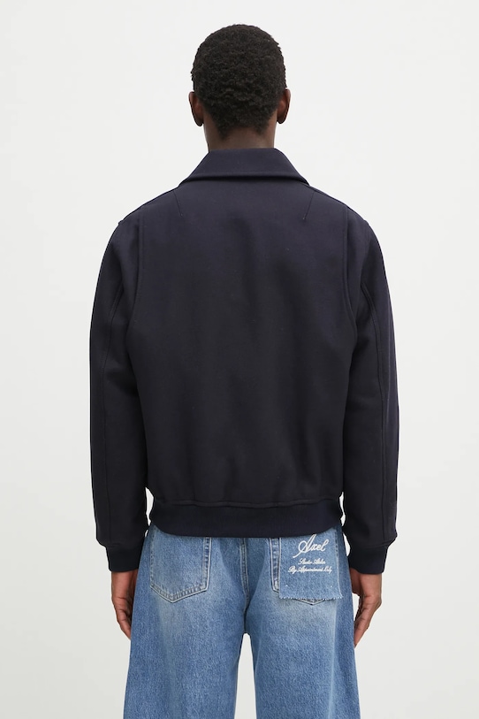 Дрехи Вълнено яке Lacoste BH2888 тъмносин