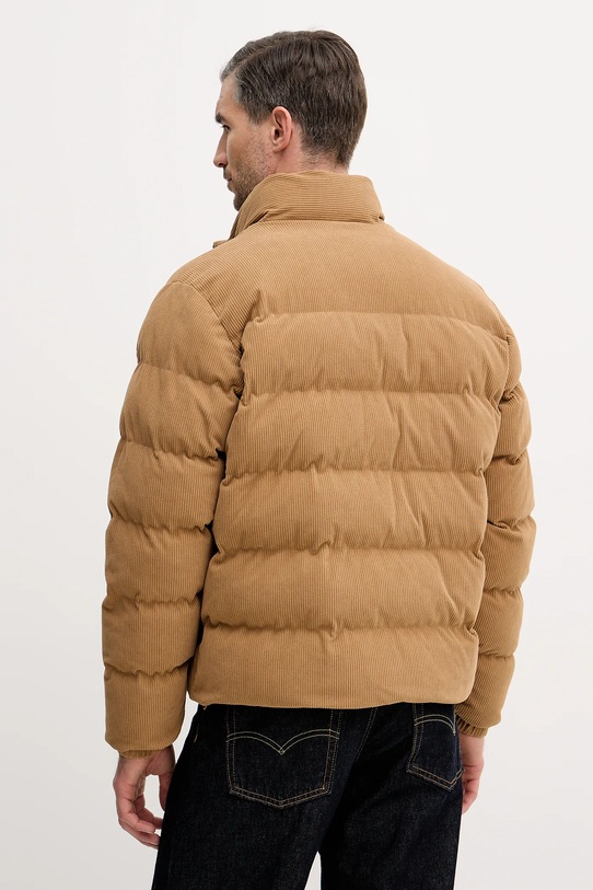 Odzież Lacoste kurtka welurowa BH2890 brązowy