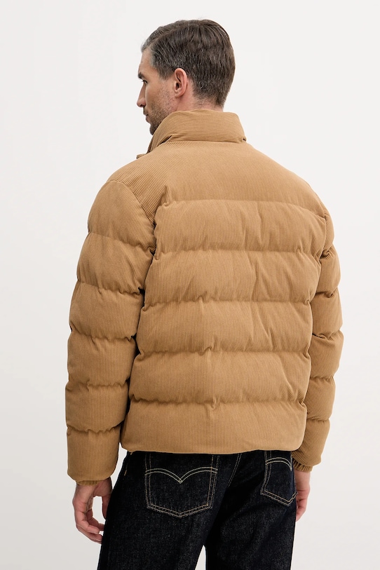 Odzież Lacoste kurtka welurowa BH2890 brązowy