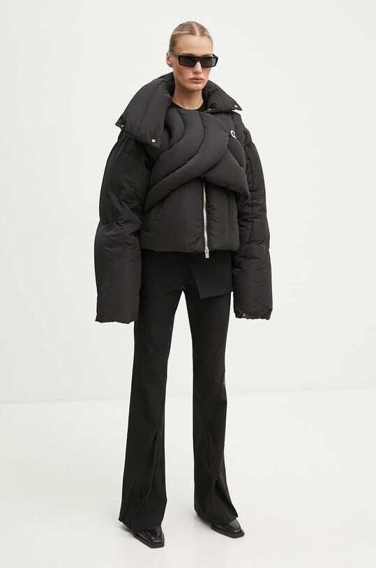 Μπουφάν με επένδυση από πούπουλα Heliot Emil HE.W.02.073.BLK01 μαύρο