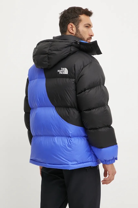 The North Face kurtka puchowa TNF x Yinka Ilori niebieski NF0A89GDTMI1