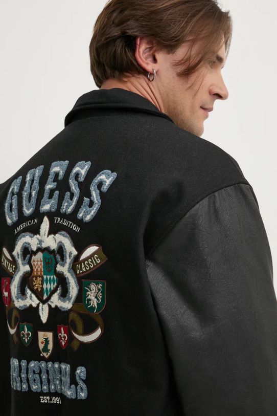 Guess Originals geacă din amestec de lână M4BL50.WEI00