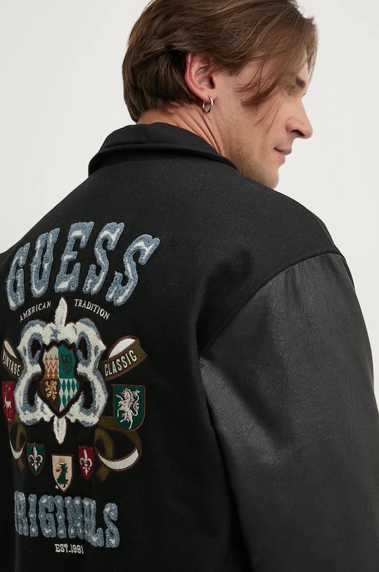 Jakna s dodatkom vune Guess Originals M4BL50.WEI00