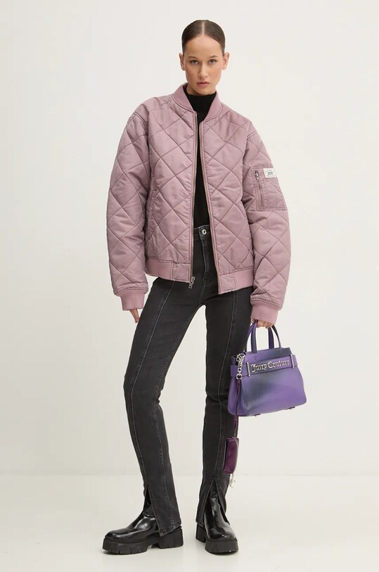 Odzież Guess Originals kurtka bomber M4BL51.WFA20 różowy
