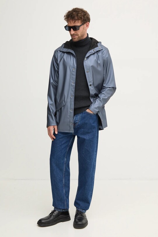 Rains geaca de ploaie Jacket W3 12010.36 albastru AW24
