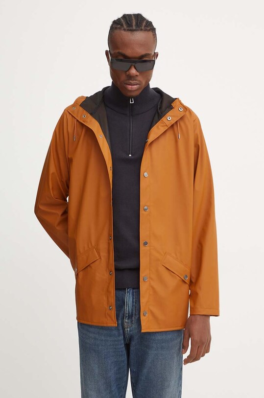 Rains kurtka przeciwdeszczowa Jacket W3 12010.63 pomarańczowy AW24