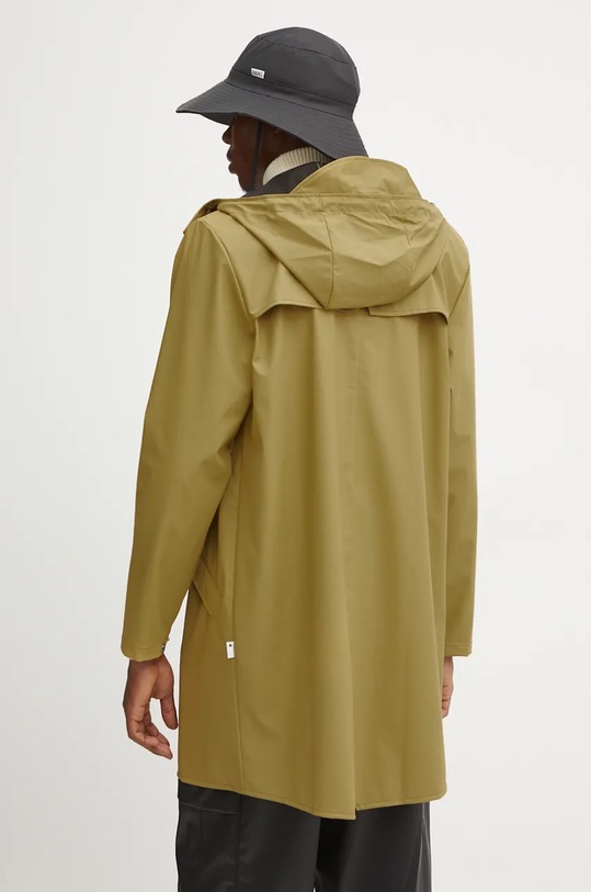Rains geaca de ploaie Long Jacket W3 12020.44 verde
