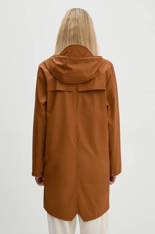 Rains kurtka przeciwdeszczowa Long Jacket W3 pomarańczowy 12020.63