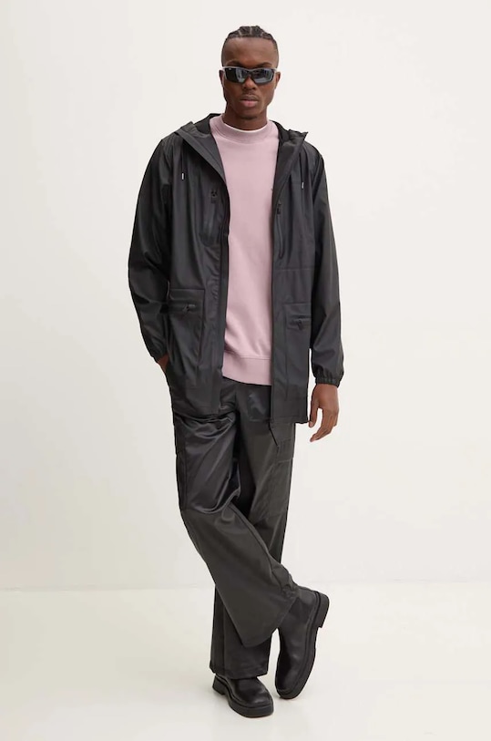 Rains jacket Cargo Long Jacket W3 black 12060.01