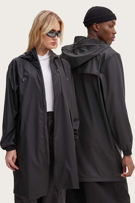 Rains kurtka Long Storm Breaker W3 pozostałe czarny 12080.01