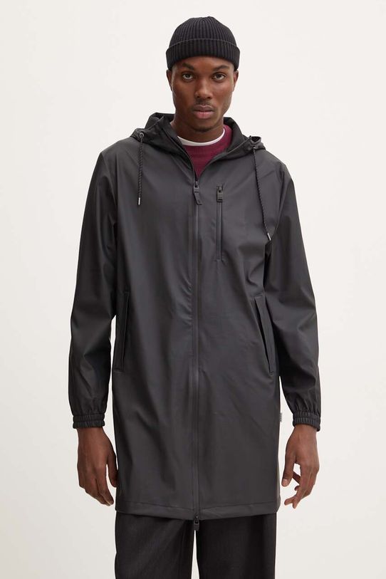 Bunda Rains Long Storm Breaker W3 12080.01 čierna AW24