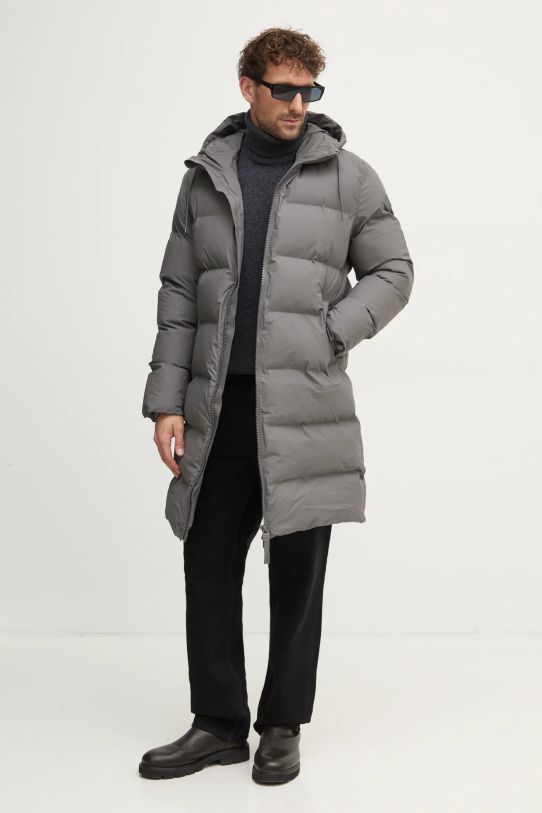 Rains giacca Alta Longer Puffer Jacket W3T4 15130.13 grigio AW24