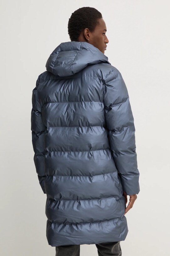 Odzież Rains kurtka Alta Longer Puffer Jacket W3T4 15130.36 niebieski