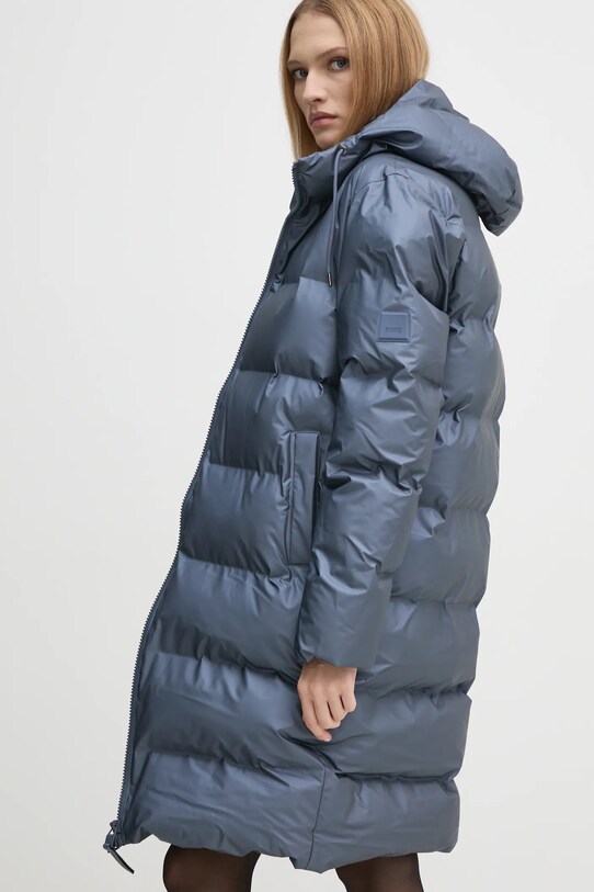 Rains kurtka Alta Longer Puffer Jacket W3T4 15130.36 niebieski