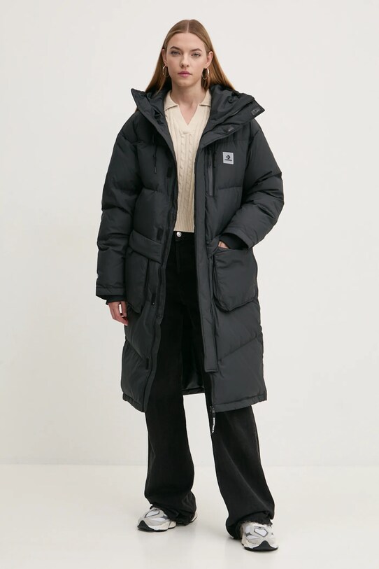 Дрехи Пухено яке Converse 10025248.A03 черен