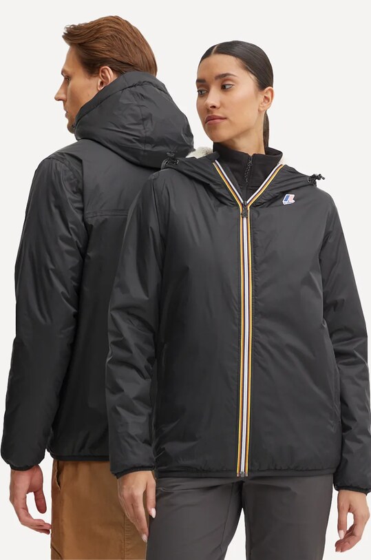 K-Way giacca foderato nero K3118TW