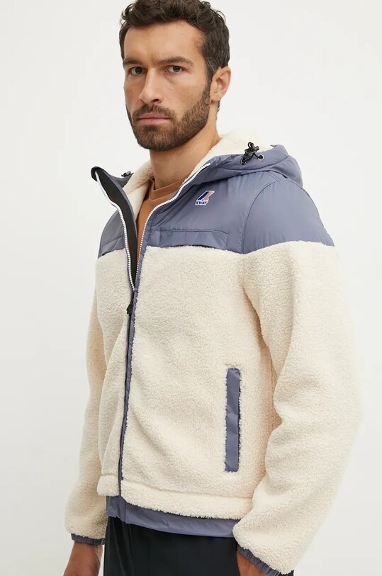 Μπουφάν K-Way K71341W μπεζ AW24