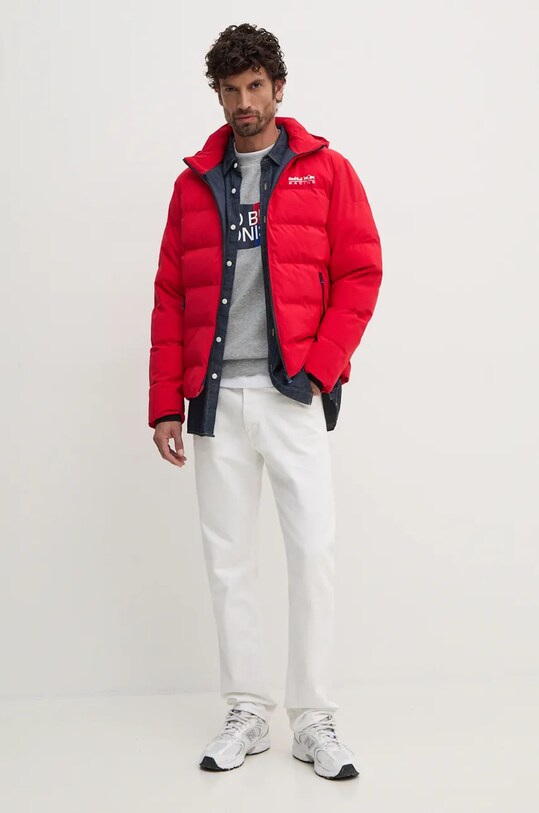 Bunda Red Bull Racing x Pepe Jeans RU400003 červená AW24