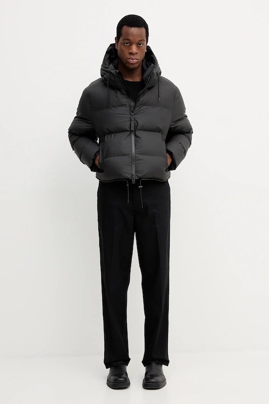 Rains geacă de ploaie Alta Short Puffer Jacket W3T3 negru 15150.01