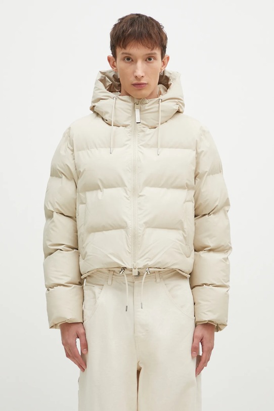 Rains kurtka Alta Short Puffer Jacket W3T3 pozostałe beżowy 15150.26