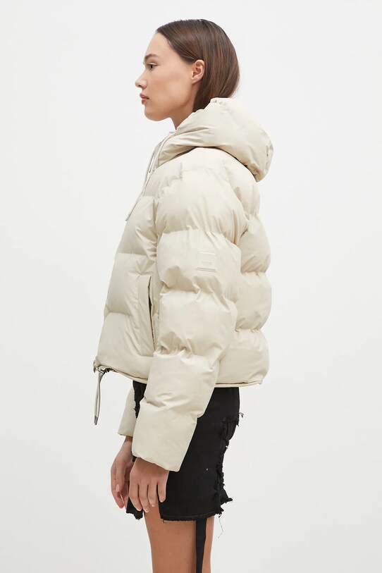 Куртка Rains Alta Short Puffer Jacket W3T3 15150.26 бежевий AW24