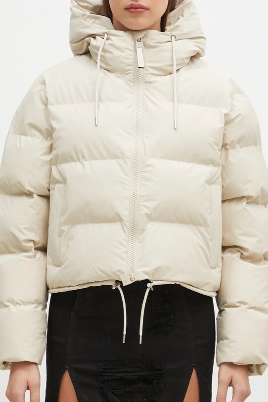 Куртка Rains Alta Short Puffer Jacket W3T3 бежевий 15150.26