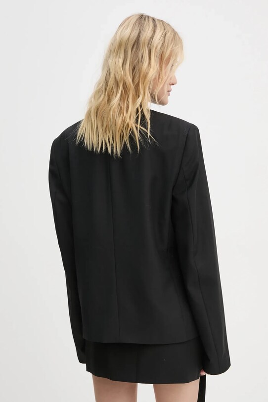 Heliot Emil sacou din lana AW24.M.04.045.BLK01 negru