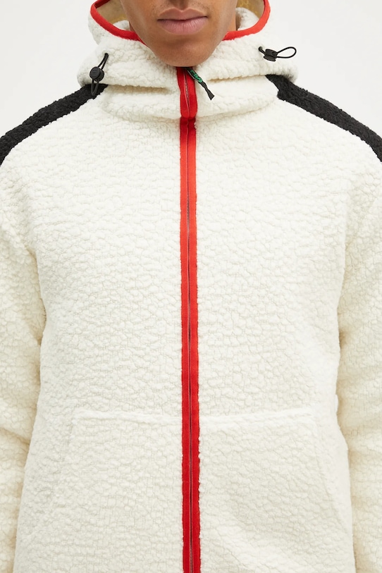 Bunda s příměsí vlny FILA+ Mount Polar Hood béžová 42FW24JA01502C010