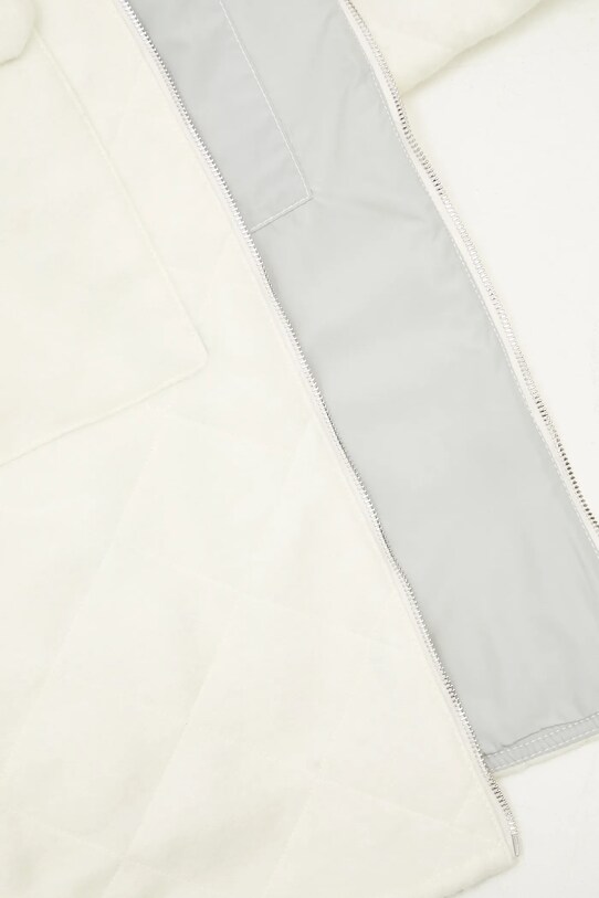 Вълнено яке тип риза FILA+ Quilted Overshirt 42FW24OW01508C001 бежов