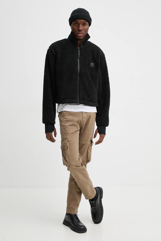 Куртка Rains Kofu Fleece Short Jacket T2 чёрный 19950.01