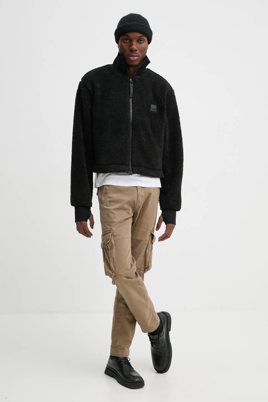 Rains kurtka Kofu Fleece Short Jacket T2 czarny 19950.01