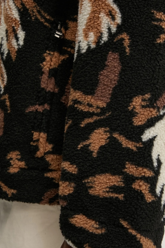 Fleecová mikina s příměsí vlny JW Anderson Zip Front Hooded Jacket JK0337.PG1585.600