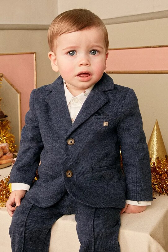 Детский пиджак Mayoral ткань голубой 2463.3A.Baby.9BYH